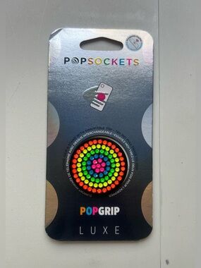 PopSockets Luxe Swarovski Crystal Neon Rainbow PopSocket
